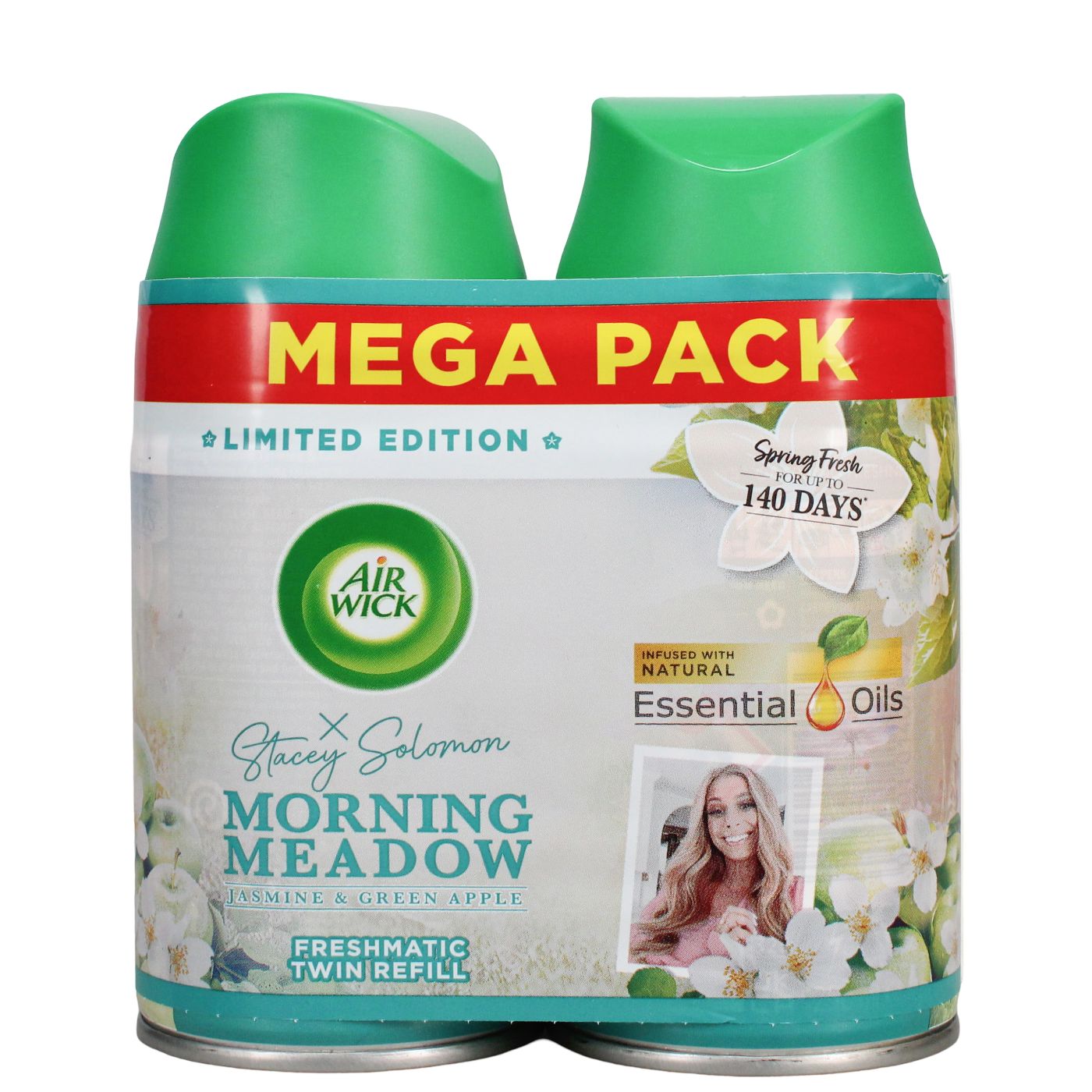SONOMATIC Stank オートワウ Air Wick x Stacey Solomon Morning Meadow Jasmine & Green Apple